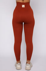 Sahara Seamless Leggings Burnt Clay