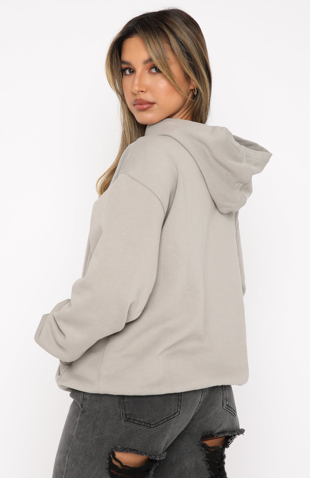 Do What It Takes Hoodie Mushroom | White Fox Boutique