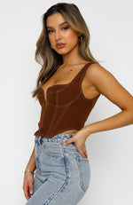 She's The One Bustier Chocolate