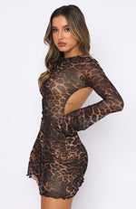 Indulge Me Mini Dress Leopard Print