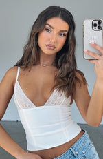 Blessed Life Bustier White