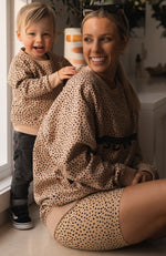 Speckle Oversized Sweater Sand