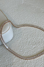 Maverick Tennis Necklace Gold