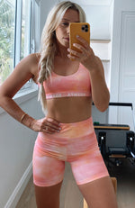 Kelly Sports Bra Pink Sunset