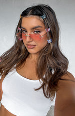 Butterfly Hair Clips 12 Pack Multi