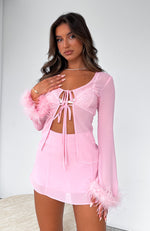 Spice It Up Long Sleeve Top Pink