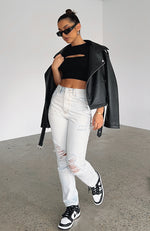 Piece Of Me High Rise Slim Leg Jeans Light Blue