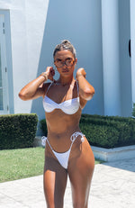 Magic In The Hamptons Bikini Top Shiny White
