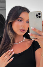 Maverick Tennis Necklace Gold