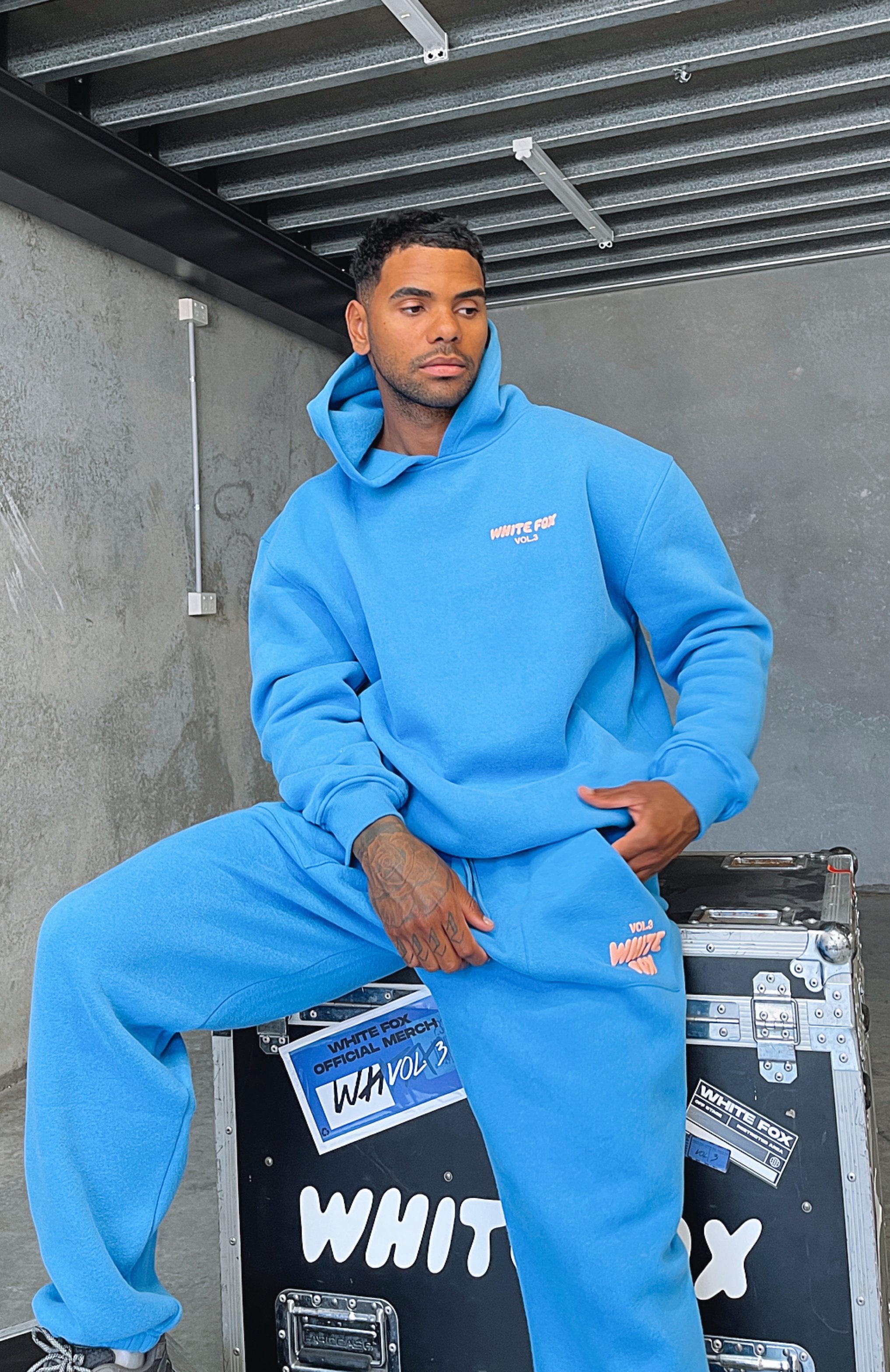 Offstage Hoodie Azure White Fox Boutique