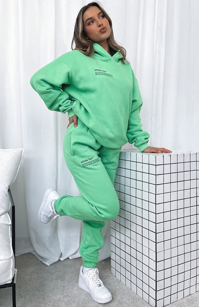Do The Most Sweatpants Jolly Green White Fox Boutique