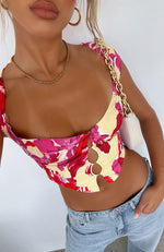 Spring Fling Bustier Lemon Wildflower