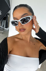 Viper Sunglasses Silver/Black