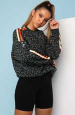 Team Camo Oversized Sweater